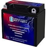 Mighty Max YTX7A-BS Maintenance Free AGM Battery - 12 Volt 6 Ah 105 CCA For Motorcycle, Jet Ski, Snowmobile