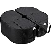 PidmFoy 2 Pcs Quality Umbrella Base Weight, Umbrella Base Weights Sandbag, 80 Lb of Umbrella Sand Bag Fits Any Offset, Cantilever & Any Outdoor Patio Umbrella Stand ~ Easy Set Up (Combinable)