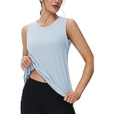 MAGCOMSEN Women's Loose Fit Quick Dry Lightweight Athletic Tank Top
