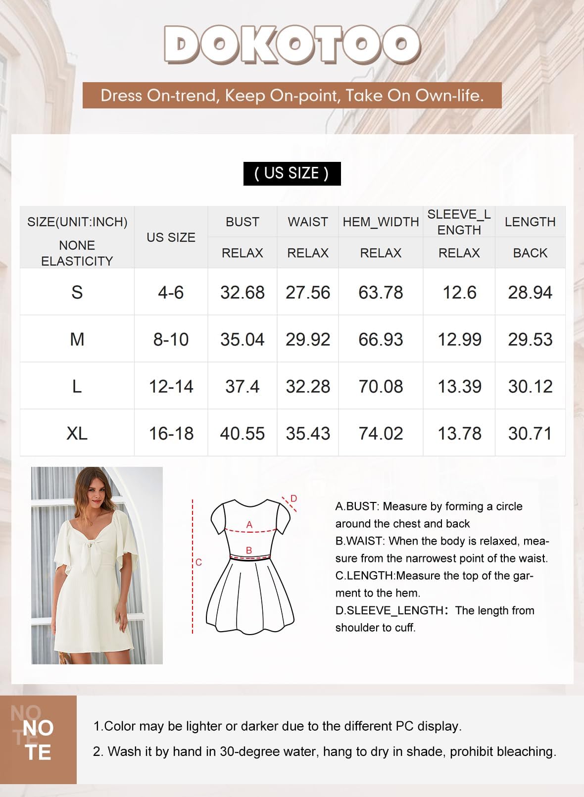 Dokotoo Summer Dresses for Women 2025 Casual Wedding Guest Spring Sexy V Neck Party Cocktail Elegant Short Sleeve Beach Dresses Fashion Outfits Mini Dress White - Image 5