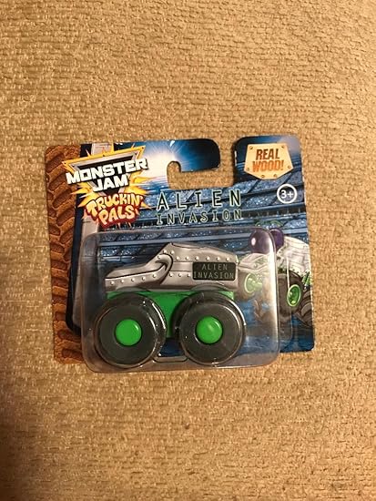 monster jam truckin pals wooden