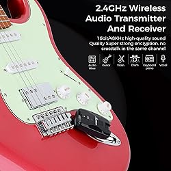 Asmuse Wireless Guitar System 2.4GHz Guitar