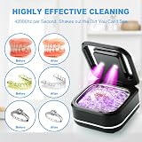 TMEOIIPY Ultrasonic Retainer Cleaner 42kHz 180ml Portable Jewellery & Denture view 4