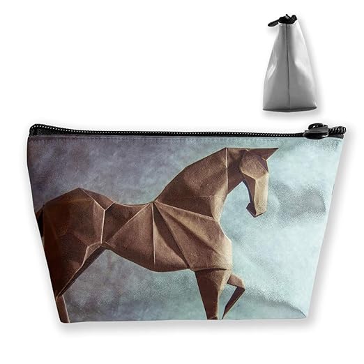 Amazoncom Trapezoidal Cosmetic Bags Makeup Toiletry Pouch