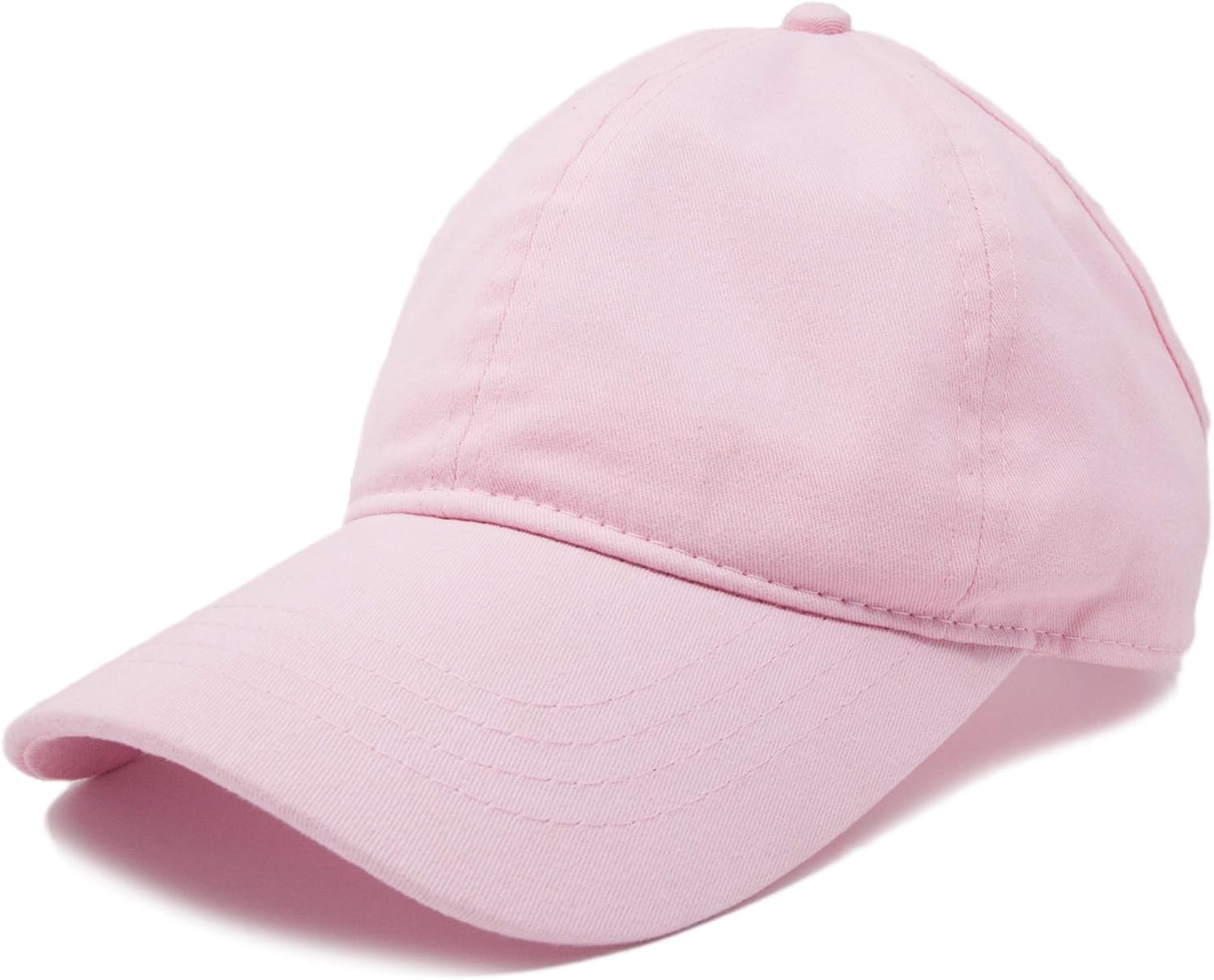 Womens Ponytail Cap in Pink Hat Amazon.ca Clothing & Accessories