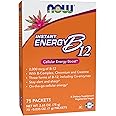 NOW Foods Supplements, Instant Energy B-12 (2,000 mcg of B-12 per packet), Cellular Energy Boost*, 75 Packets