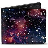 Buckle-Down mens Buckle-down Pu Bifold - Space Dust Collage Bi Fold Wallet, Multicolor, 4.0 x 3.5 US (PUW-W34577)