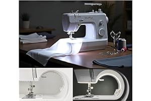 YinzPlus 11.77 Inch (29.6 CM) Dimmable and Cuttable Sewing Machine Light Strip Stick On Ra 90 36 Pcs SMD 2835 LEDs High Brightness 6000K Cold White Light DC 5V USB Type A Plug