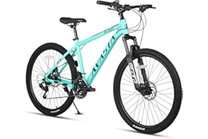 AVASTA AV300 26 27.5 inch Mountain Bike with 21-Speed，Aluminum Frame, Dual Disc Brake, Comfortable Saddle,Multiple Colors