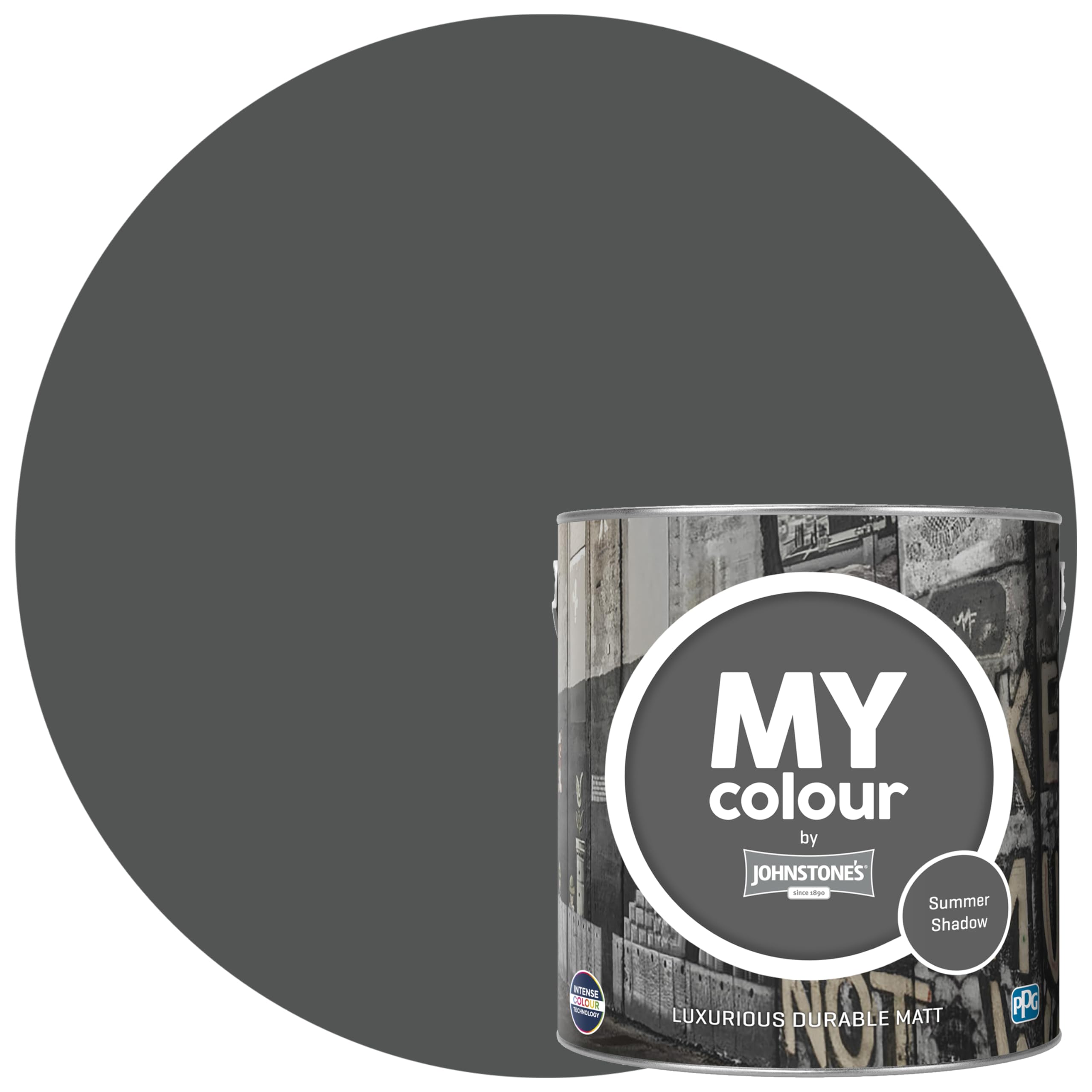 MY colour by Johnstone's - Luxurious Durable Matt - Summer Shadow - Colour Intense Technology - 2.5L