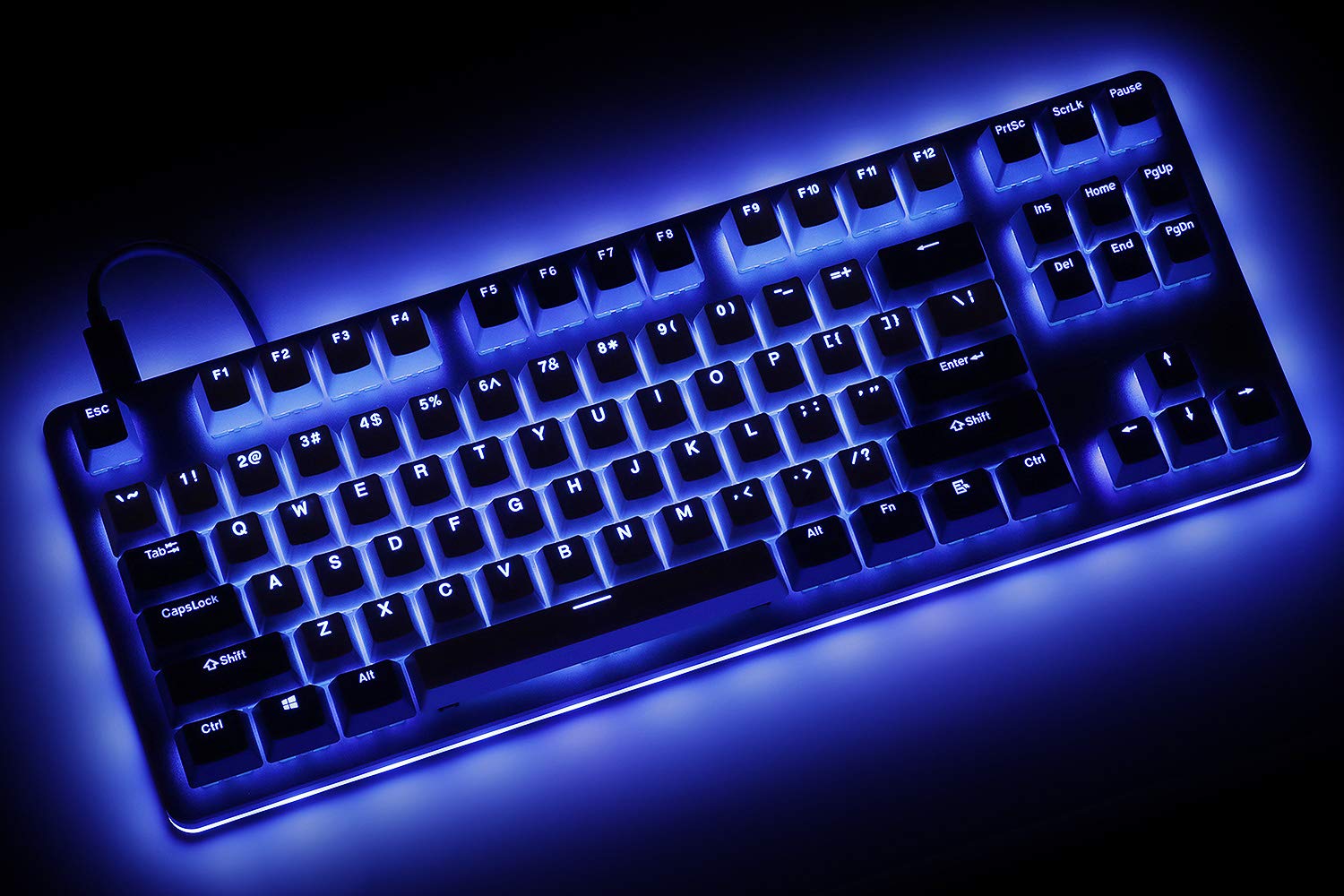 DROP Skylight Series Keycap Set — Doubleshot PBT, OEM Profile, Shine-Through, Backlit, for Cherry MX Switches & Clones, and CTRL, ALT, ENTR, TKL, and 61, 87, 104, and 108-key layouts (Slate)