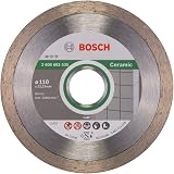 Bosch Diamond Cutting Disc Standard for Ceramic Ø110 x 22.23 x 1.6 mm