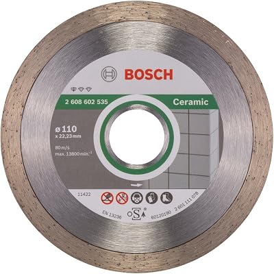 Bosch Diamond Cutting Disc Standard for Ceramic Ø110 x 22.23 x 1.6 mm