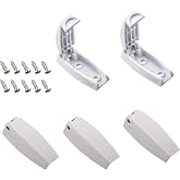 RVGUARD RV Door Holder, 5Pcs White Camper Door Catch | Keep The Baggage Door Open, for RV, Trailer, Camper Vans