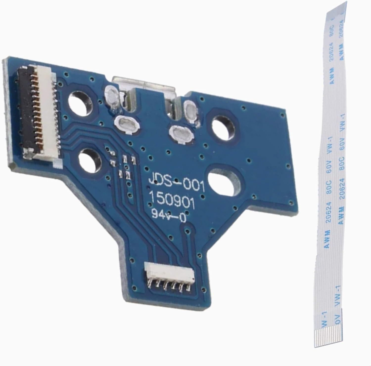 Devine Customz JDS001 Replacement Charging Port Assembly for PS4