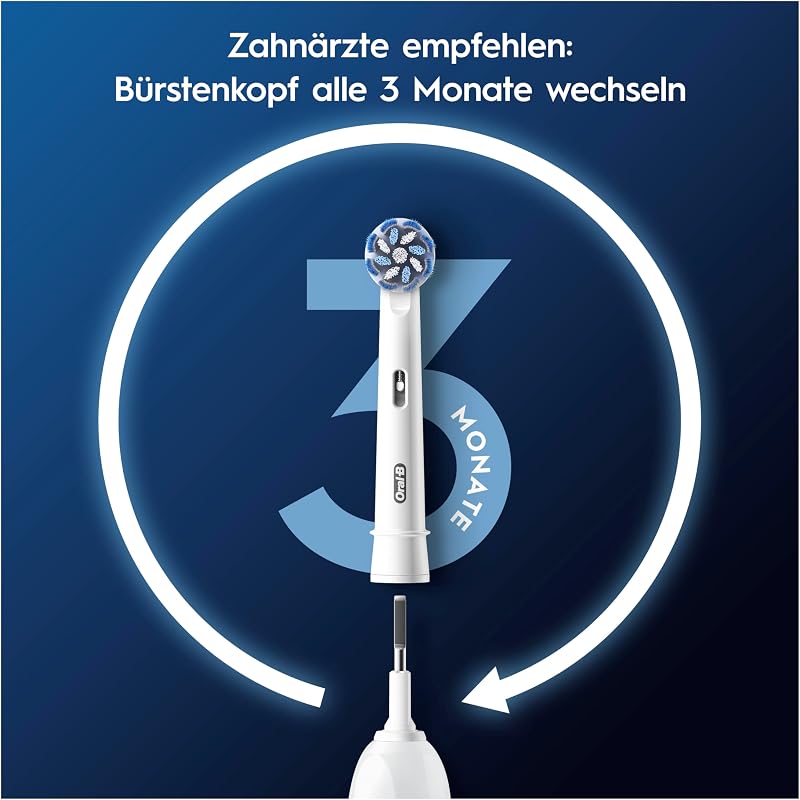 Aufsteckbürsten PRO Sensitive Clean, Weiß, 12 Stück