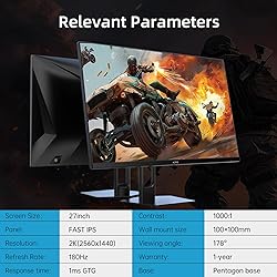 KTC 27” Gaming Monitor 180Hz