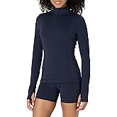 Amazon Essentials Women's Active FormFlex Buttery Soft Slim Fit Quarter Zip Long Sleeve Pullover Jacket
