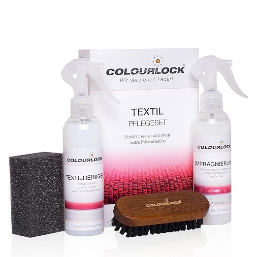 COLOURLOCK Textil-Pflegeset, reinigt und imprägniert schonend Alcantara,Microfaser und Naturfaser