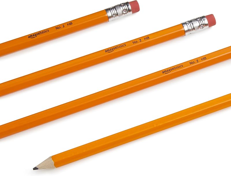 Graphit-HB-2-Bleistifte mit Holzschaft, vorgespitzt, nicht schmierende Radierspitze, Schule, 150er-Pack