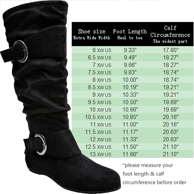 womens wide width mid calf boots
