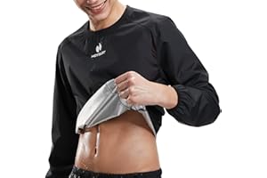 HOTSUIT Sauna Suit Men Weight Loss Sweat Jacket Gym Boxing Workout