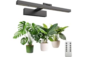 SANSI Grow Lights for Indoor Plants, 35W Wall Mounted Plant Light Full Spectrum(350W Equiv), High PPFD Plant Lamp with 4-Leve