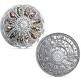 Twelve Constellations Colorful Challenge Coin Lucky Coins