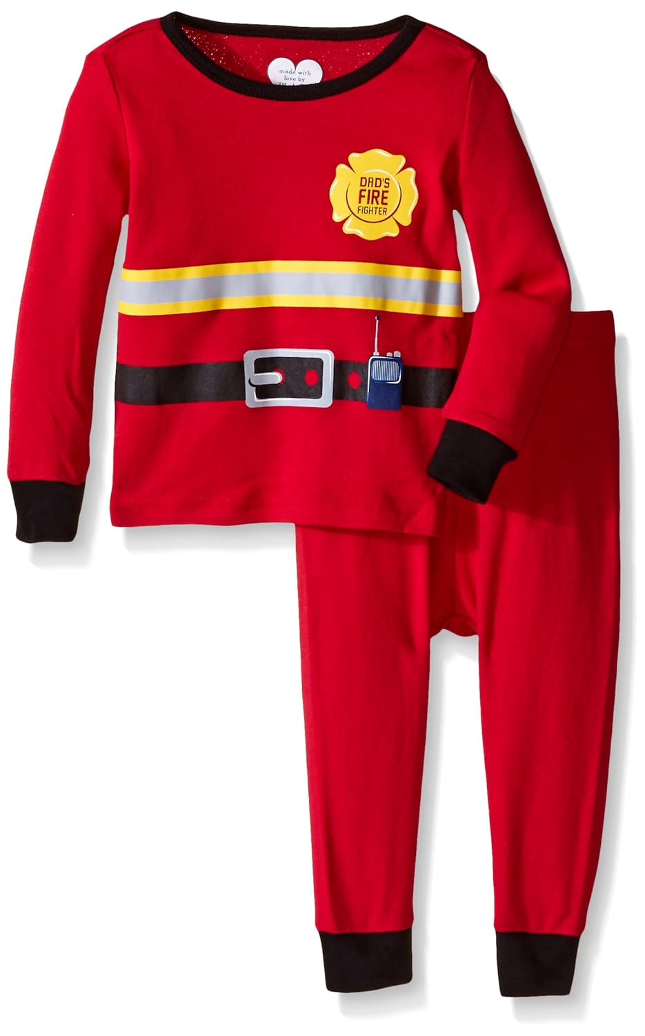 Buy The Children's Place BabyBoys Fireman 2 Piece Pajamas, Ruby, 03