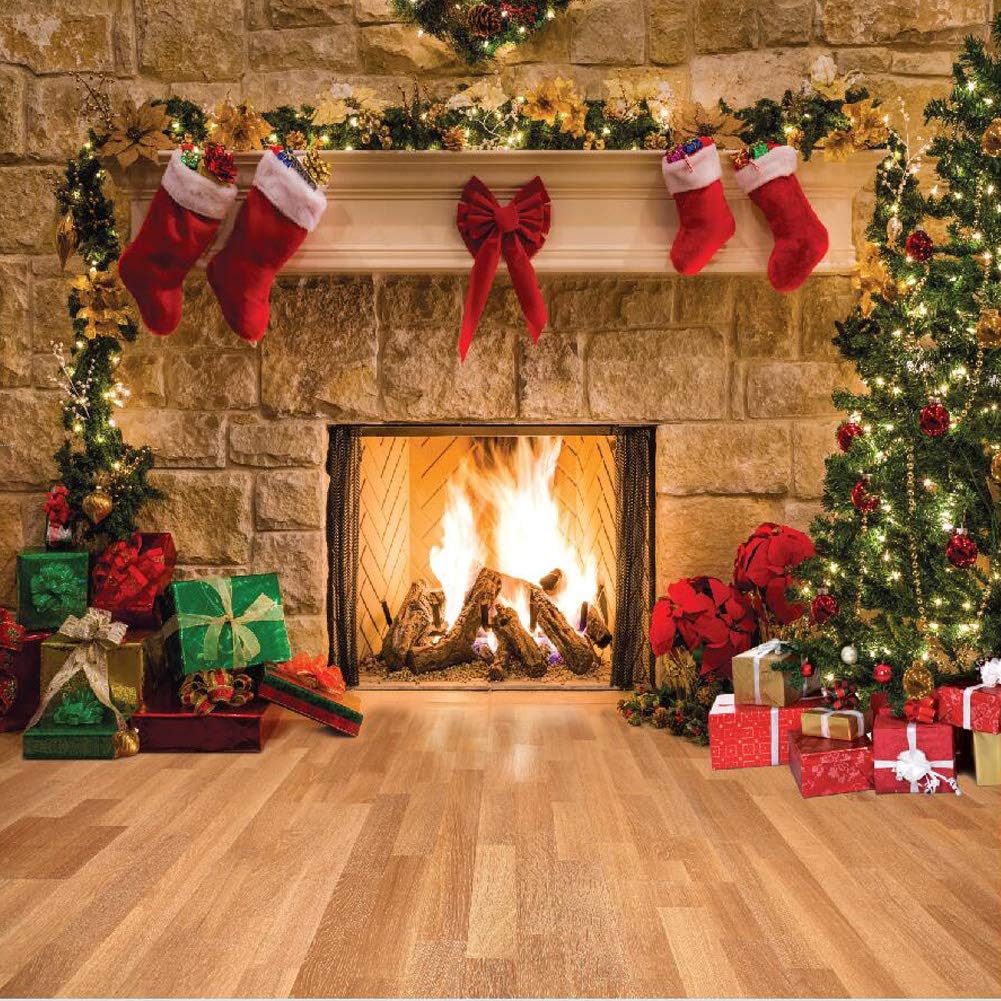 SJOLOON 10X10FT Christmas Backdrops for Photography Decoration Background  Xmas Fireplace Holiday Photo Backdrop Kids Photo Studio 11209: Amazon.ca:  Camera & Photo