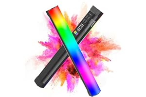 PULUZ Photography Lighting, 360° Magnetic Handheld Light Wand with 2000mAh Rechargeable Battery, 2500-9000K Dimmable Tube Light for Camera, Studio Photography, TikTok, YouTube, Vlogs (30cm/11.8 in)