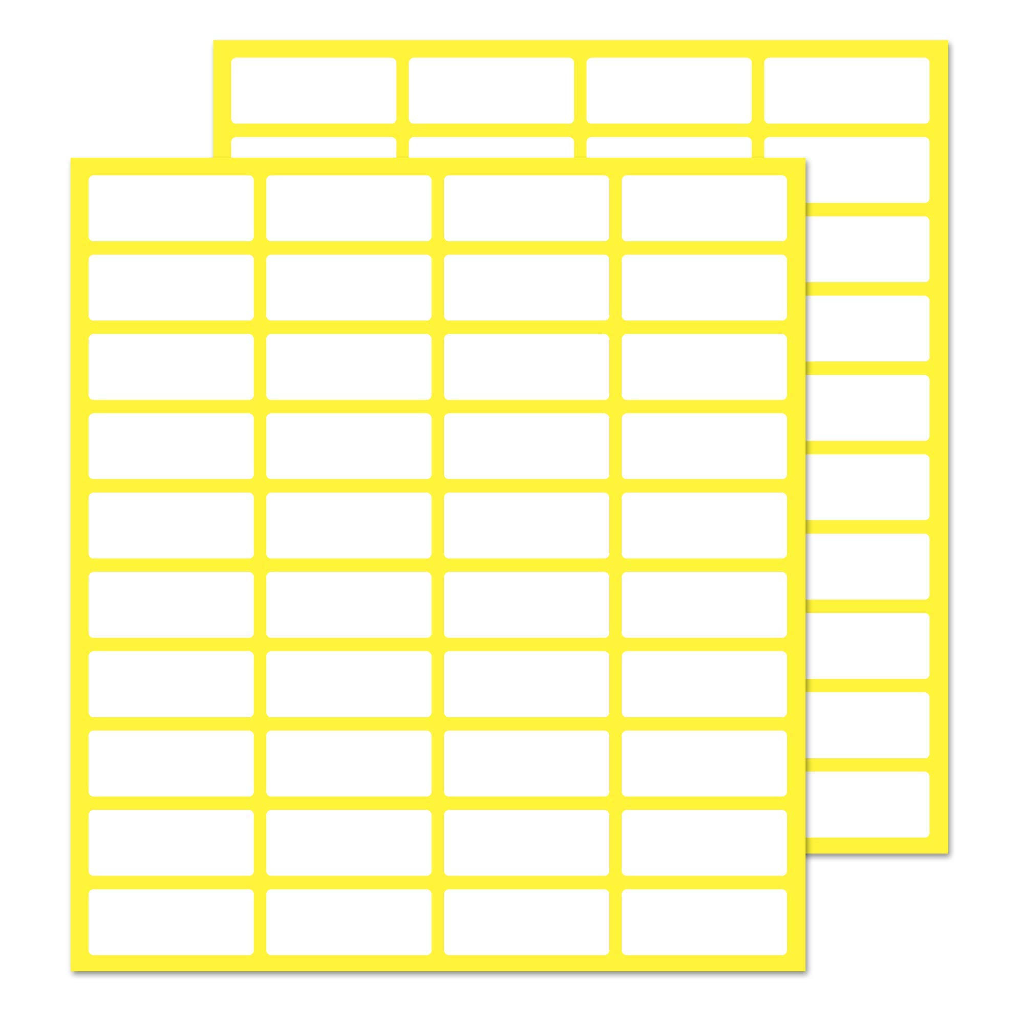1000 Pieces, 20 x 8 mm - Small Sticky Labels Stickers to Write on, White Price Stickers