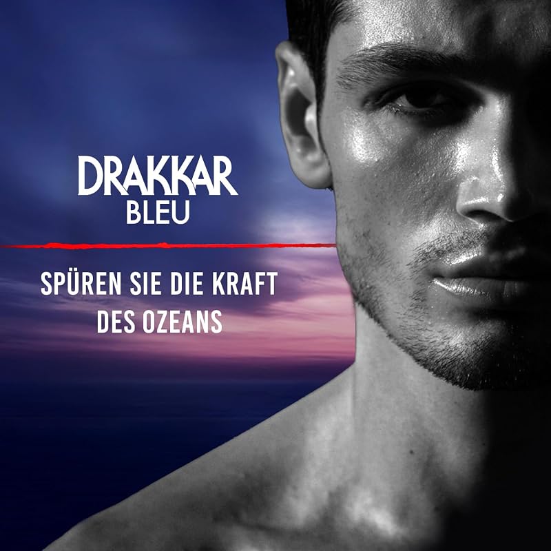 Drakkar Bleu Eau de Parfum, aquatisches Männerparfum, 100ml