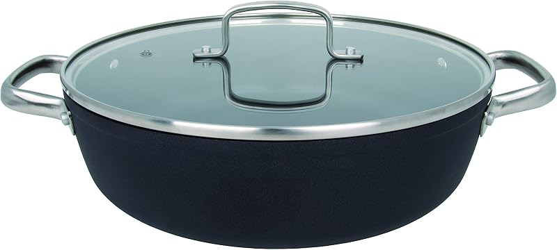 Caçarola antiaderente de alumínio forjado 28 cm