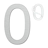 Self Adhesive House Numbers - 6 Inch Stainless