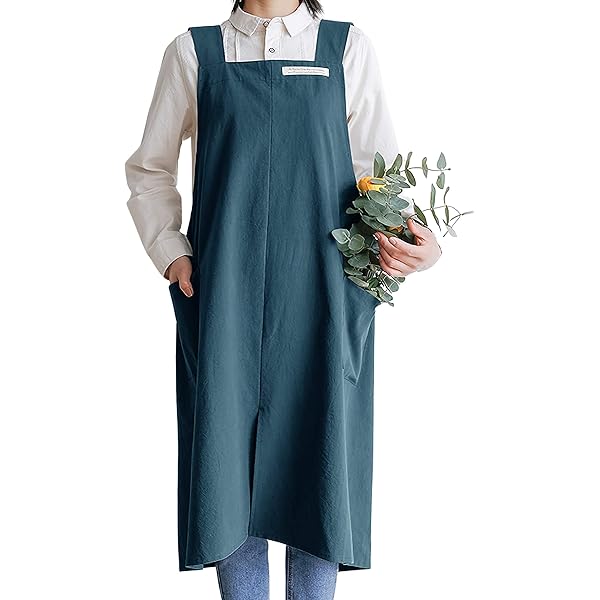 Amazon.com: HANEE Cross Back Aprons for Women | Japanese Style