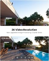 ieGeek 2K Wireless Security Camera Outdoor Battery Powered 3MP Color Night view 2
