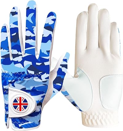 Finger Ten Golf Glove Men Left Hand Camouflage Ball Marker Weathersof