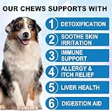 HUALIJIA Dog Allergy Relief Treats 150 Chews Peking Duck Flavor view 2