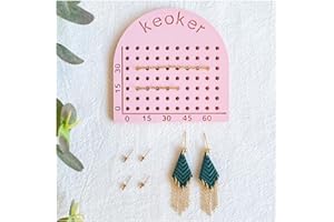 Keoker Chain Guide, Polymer Clay Earrings Chain Guide, Clay Tool for Measuring Chain Length, Chain Cutting Guide for Polymer Clay Jewelry Making