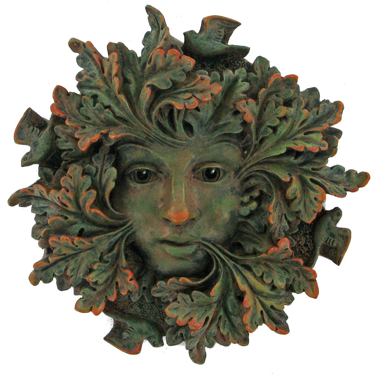 Fiesta Studios Green Spirit, Greenman Decorative Garden Wall Plaque 13cm