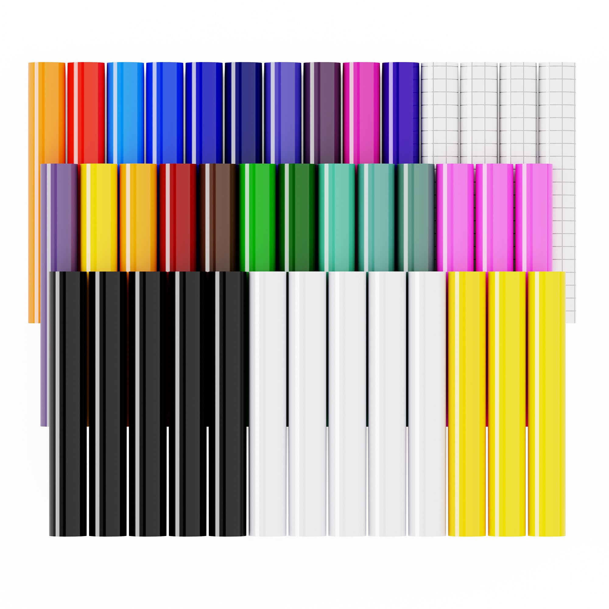 EPRCUT Permanent Vinyl Sheet for Cricut, 12" x