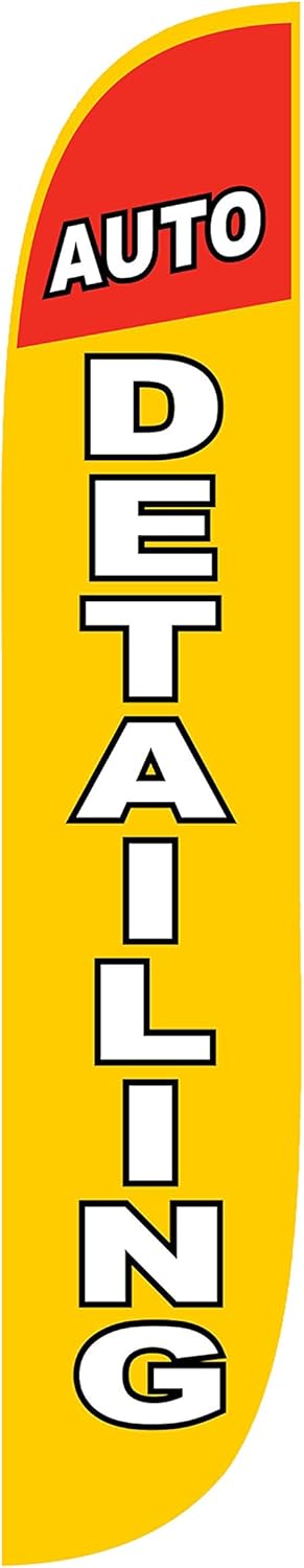 LookOurWay Car Wash Bubbles Feather Flag, 12-Feet : Sports & Outdoors