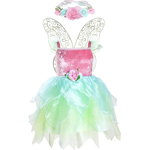 Amazon.com: Rubies Springtime Fairy Costume Dress for Kids Girl's Medium :  Toys & Games