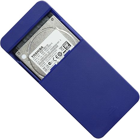 USB 3.0 sin Herramientas] kesu USB 3.0 HDD SATA Disco Duro Externo Caja para 9,5 mm 7 mm 6,35 cm SATA HDD y SSD (K-103) Azul: Amazon.es: Informática