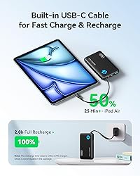 INIU 45W Portable Charger, 10000mAh Built-in USB C
