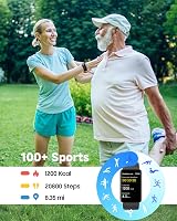 TOOBUR Fitness Watch Heart Rate Sleep Tracker Pedometer 3ATM Waterproof No view 5