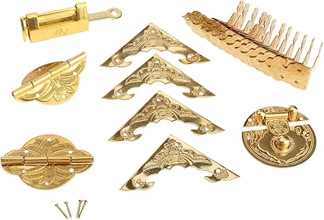 20 unids/set accesorios antiguos de Niture Hardware chino caja de