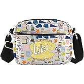 TSOTMO TV Show Merch Stars Hollow Messenger Bag for TV Fans Lukes Diner Gift Lorelai and Rory Gifts (HOLLOW cross2)