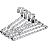 Fayleeko Wire Coat Hangers 40 Pack Strong Heavy Duty Stainless Steel Metal Ultra Thin Space Saving Clothes Hangers 16.5 Inch